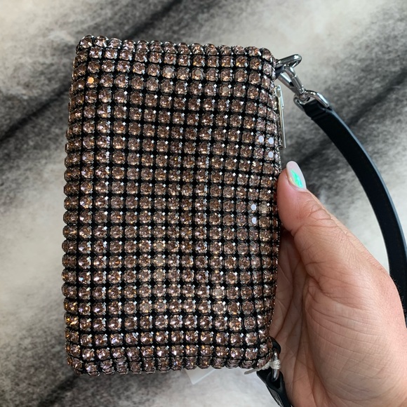 { Alexander Wang } Wangloc Crystal Mini Pouch Bag - Picture 6 of 12